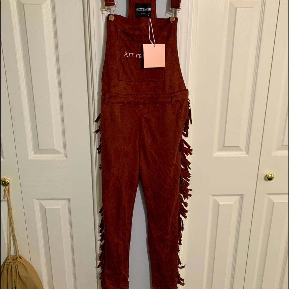 Kittenish overalls